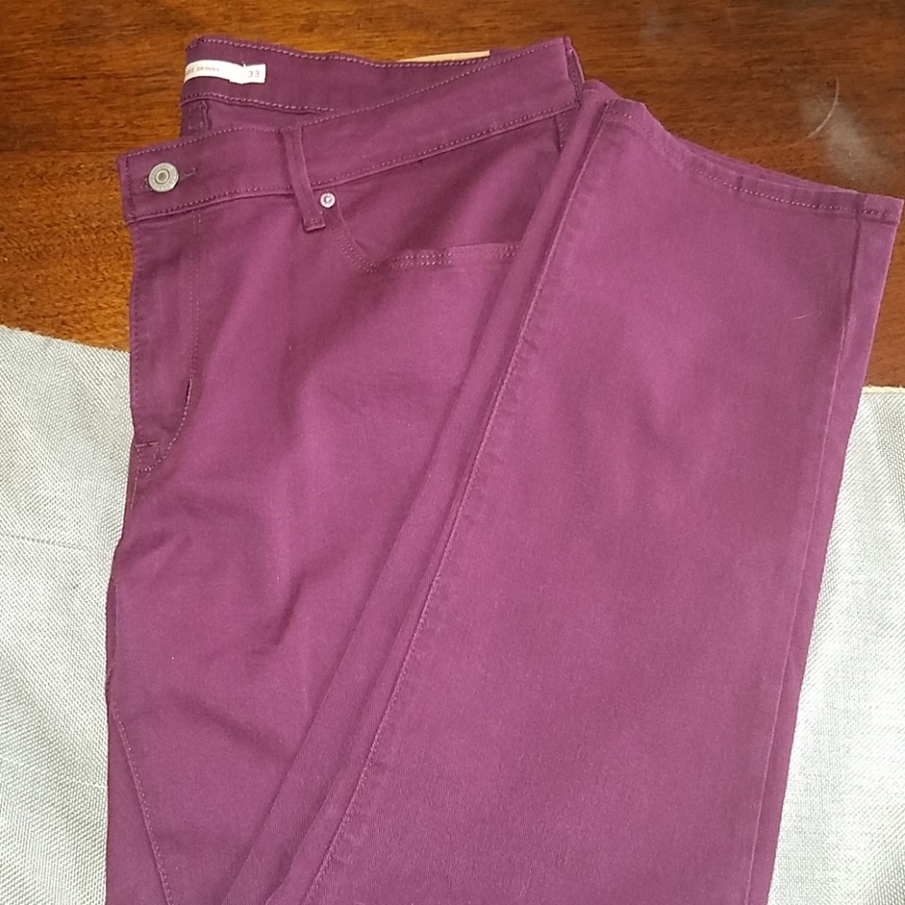 Mid rise skinny jeans